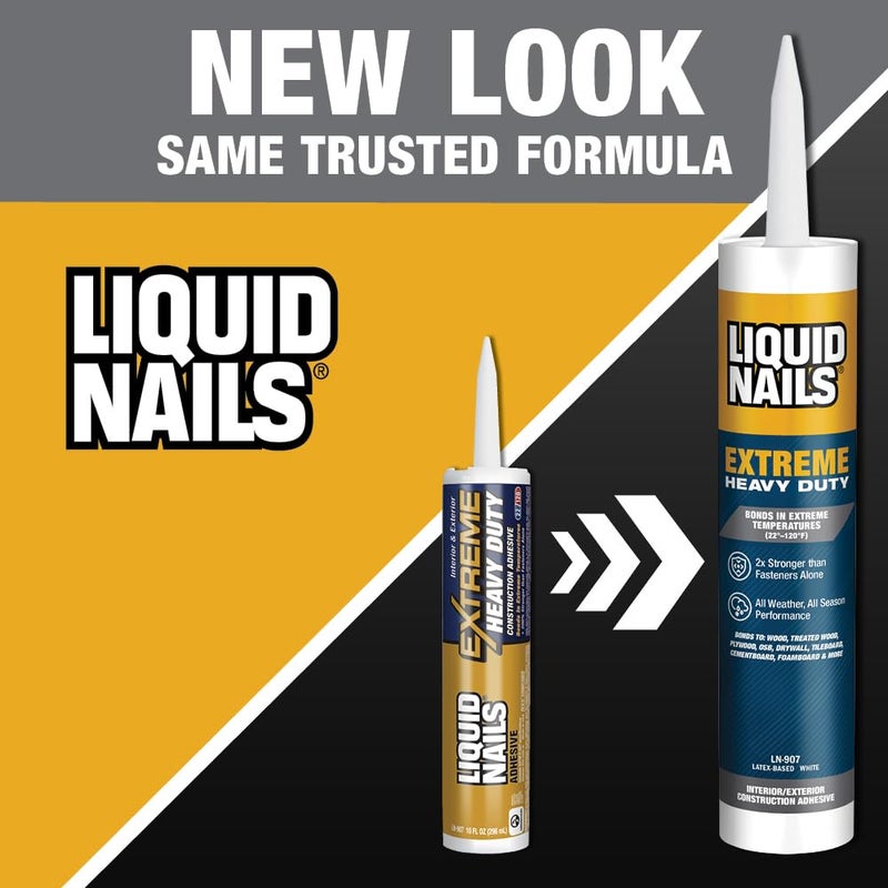 Liquid Nails - 414607 LN-907 Extreme Heavy Duty Construction Adhesive (LN-907) 10 oz - Image 2